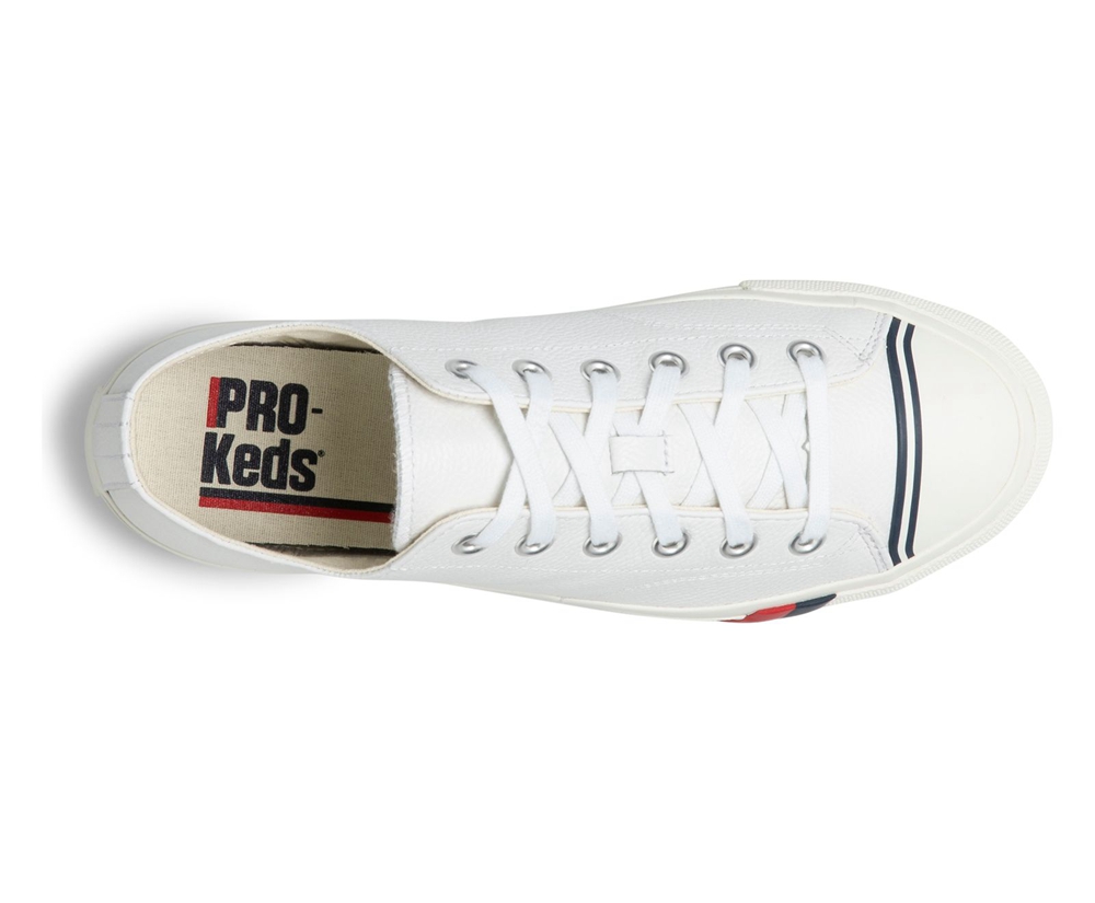 Zapatillas Keds Mujer Blancas - Royal Lo Classic Cuero - 570-DXHASN